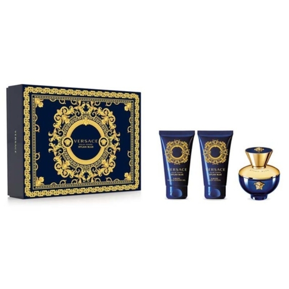 Versace Dylan Blue Pour Femme 50 ml + Shower Gel + Body Lotion Cofanetto