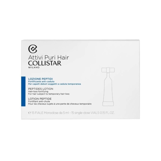 Collistar	Attivi Puri Hair Lozione Peptidi Fortificante Anti-Caduta - 15 Fiale