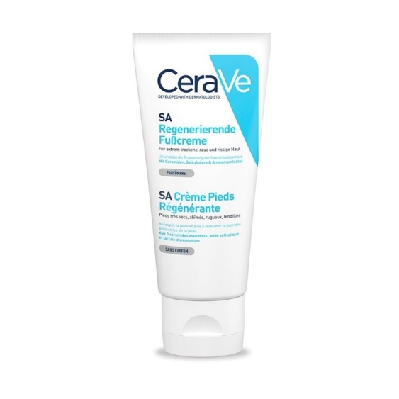CeraVe SA - Crema Piedi Rigenerante Per Pelle Secca, Ruvida E Screpolata 88 ml