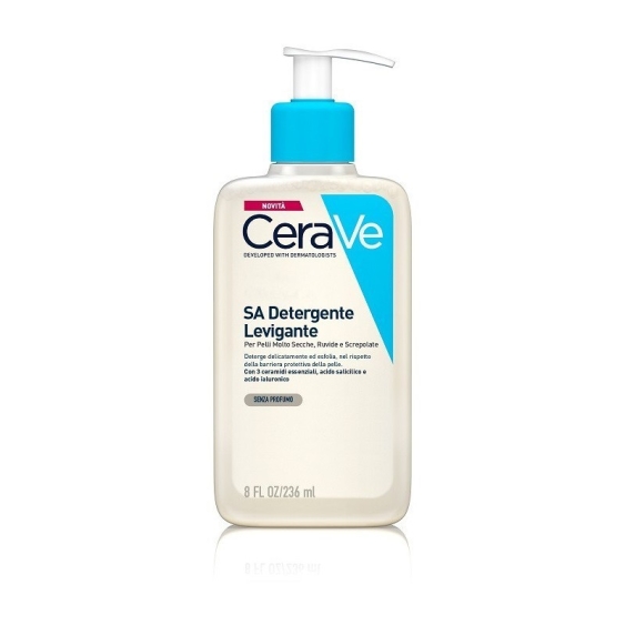 CeraVe SA - Detergente Levigante Per Pelli Secche, Ruvide e Screpolate 236 ml