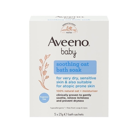 Aveeno Baby Bagno Lenitivo All'Avena In Polvere 5 Bustine