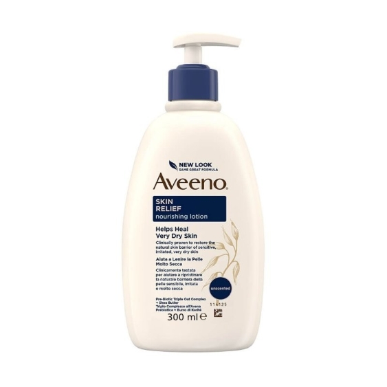 Aveeno Skin Relief Lozione Corpo Nutriente Per Pelle Molto Secca E Irritata 300 ml