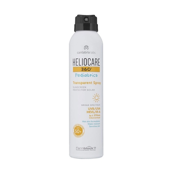 Difa Cooper Heliocare 360 Pediatrics Transparent Spray SPF50+ Protezione Solare Bambini 200 ml