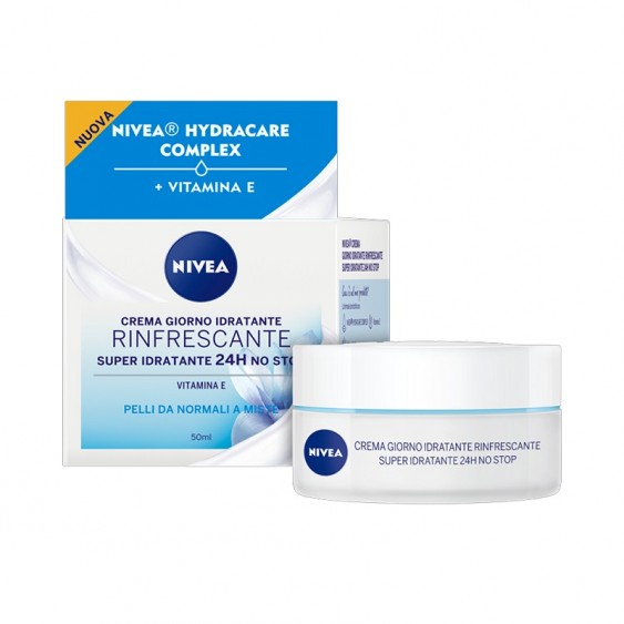 Nivea Crema Giorno Idratante Rinfrescante Pelli Da Normali A Miste 50 ml