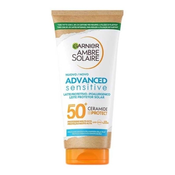 Garnier Ambre Solaire Advanced Sensitive SPF50+ Latte Protettivo Ipoallergenico 175 ml