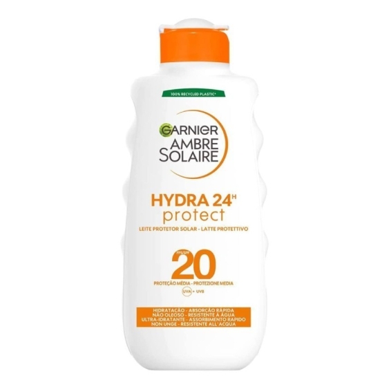 Garnier Ambre Solaire Hydra 24H Protect SPF20 Latte Protettivo 200 ml