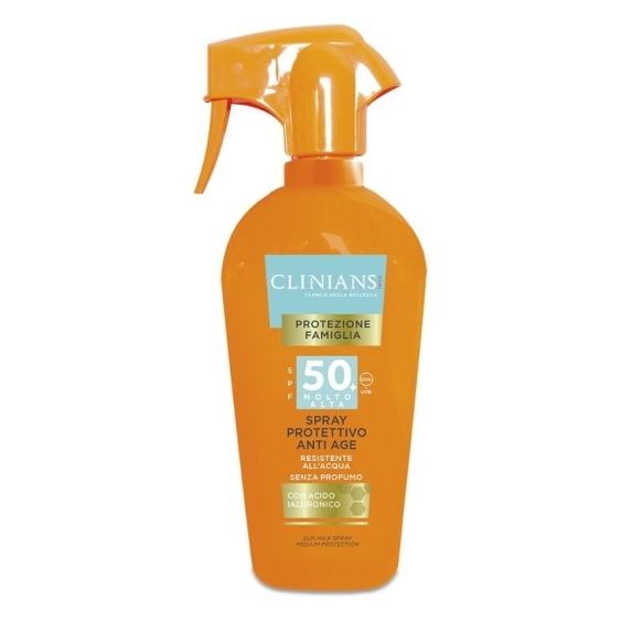 Clinians Protezione Famiglia SPF50+ Spray Protettivo Anti-Age 250 ml