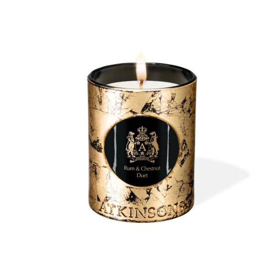 Atkinsons Rum & Chestnut Duet Candela Profumata 200 gr
