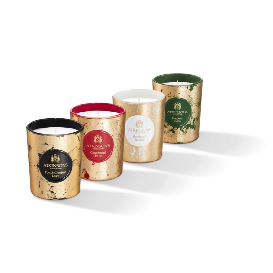Atkinsons Tea Time Temptation Set Candele 4 x 75 gr