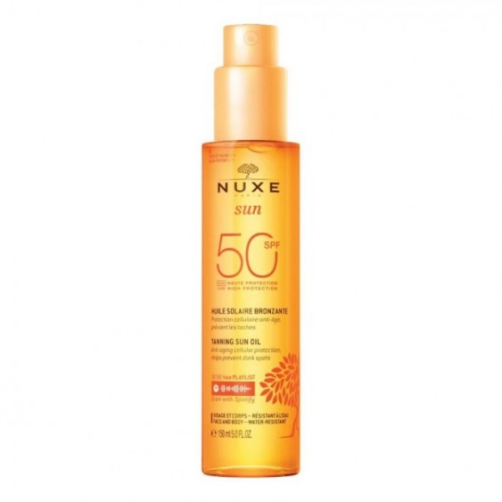 Nuxe Sun Olio Solare Viso E Corpo SPF50 150 ml