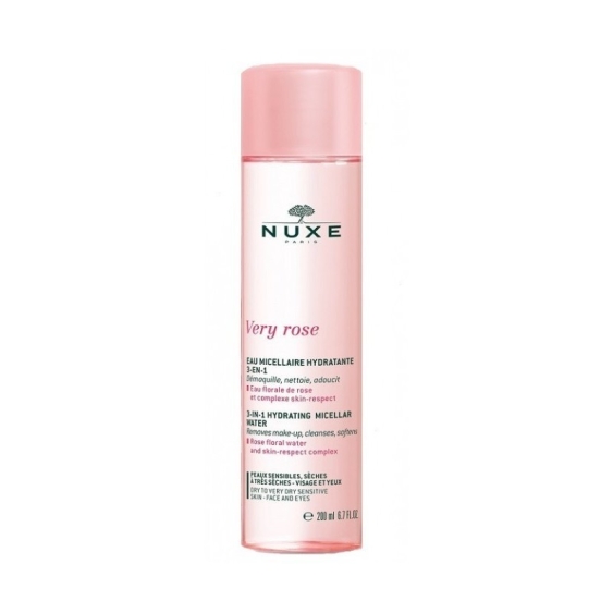 Nuxe Very Rose Acqua Micellare Idratante 3 in 1 Per Pelli Secche 200 ml