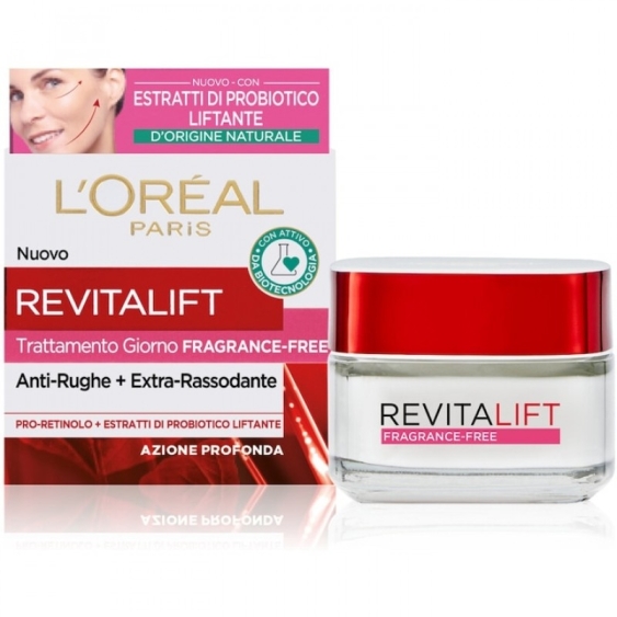 L'Oreal Paris Revitalift Crema Giorno Anti-Rughe + Extra-Rassodante Senza Profumo 50 ml