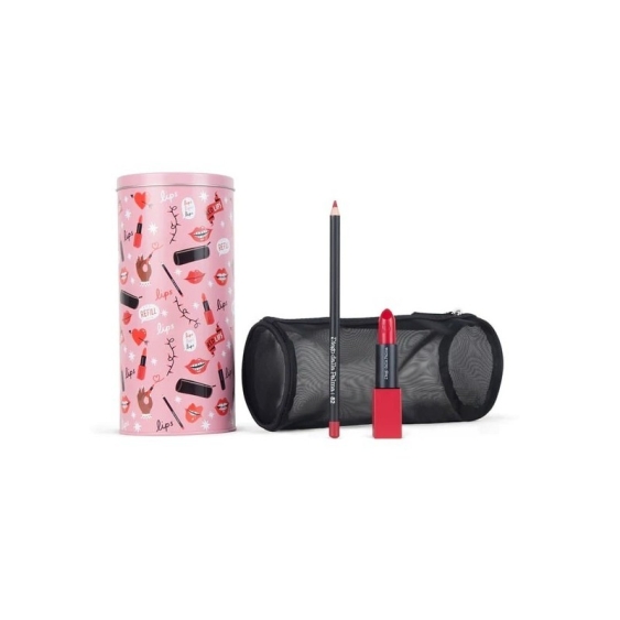 Diego Dalla Lips Kit - Rossetto Creamy Refill + Custodia Rossetto Rossa + Matita Labbra