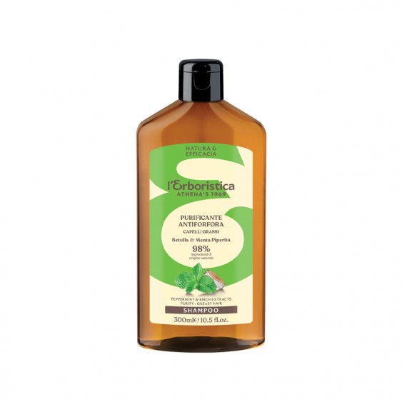 Athena's L'Erboristica Shampoo Purificante Betulla e Menta Piperita 300ML