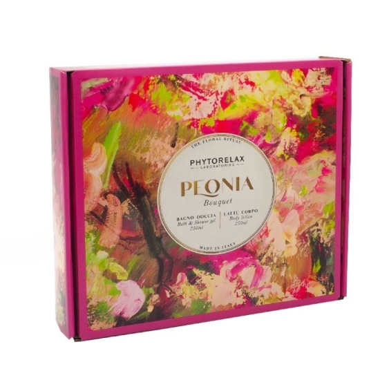 Phytorelax The Floral Ritual Peonia Bouquet Bagno Doccia + Latte Corpo Cofanetto