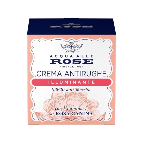 Acqua alle Rose Crema Viso Antirughe Illuminante Spf20 Con Vitamina C 50 ml