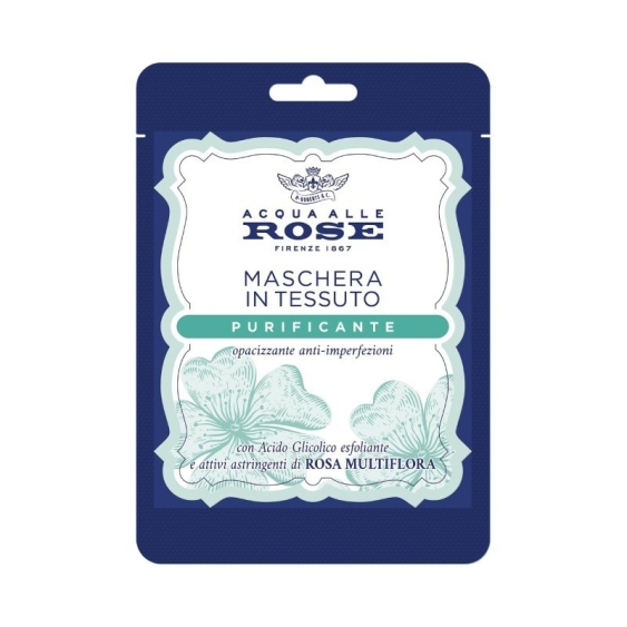 Acqua alle Rose Maschera In Tessuto Purificante Opacizzante Anti-Imperfezioni