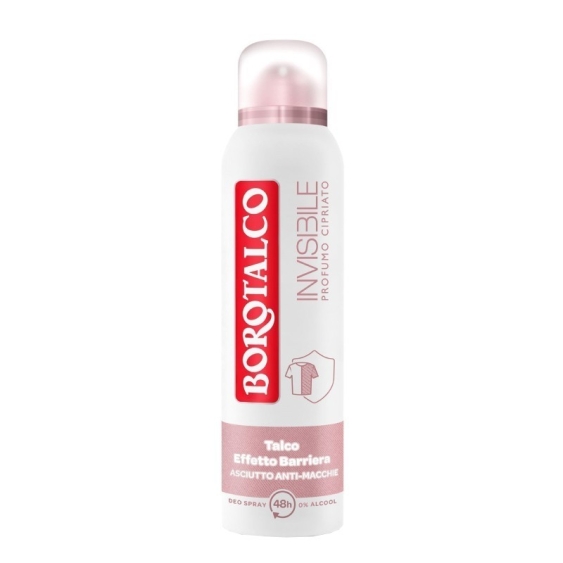 Borotalco Invisibile Profumo Cipriato Deo Spray Effetto Barriera 150 ml Barriera 150 ml