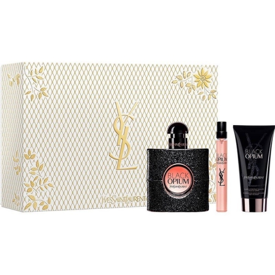 Yves Saint LaurentBlack Opium Eau De Parfum 50 ml + 10 ml + Body Lotion Cofanetto