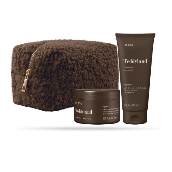 Pupa Teddyland - Gel Doccia + Burro Corpo Latte Di Cocco E Fave Di Cacao Cofanetto
