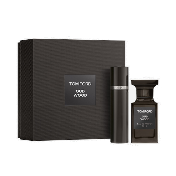 Tom Ford Oud Wood Eau De Parfum 50 ml + Travel Spray 10 ml Cofanetto