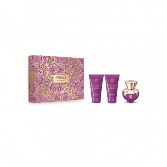 Versace Dylan Purple Eau De Parfum 50 ml + Shower Gel + Body Lotion Cofanetto