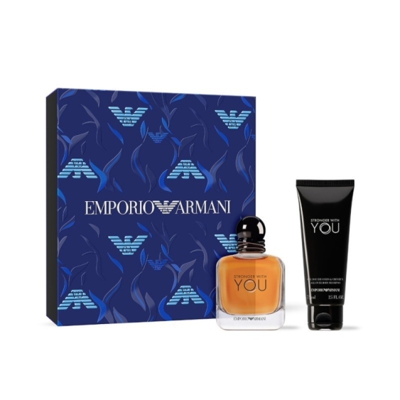 Giorgio Armani Stronger With You Eau De Toilette 50 ml + Shower Gel 75 ml Cofanetto