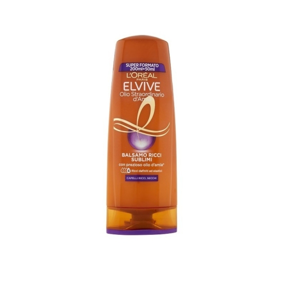 L'Oreal Paris Elvive Olio Straordinario Balsamo Ricci Sublimi 250 ml