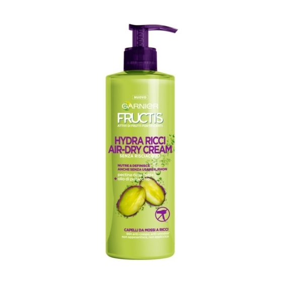 Garnier Fructis Hydra Ricci Air Dry Cream Trattamento Senza Risciacquo 400 ml