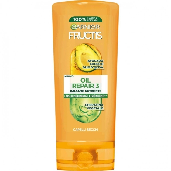 Garnier Fructis Oil Repair 3 Balsamo Nutriente Per Capelli Secchi 200 ml