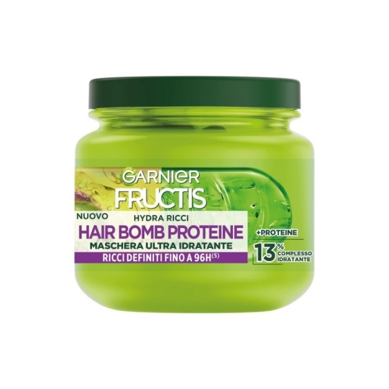 Garnier Fructis Hydra Ricci Hair Bomb Proteine Maschera Ultra Idratante 320 ml