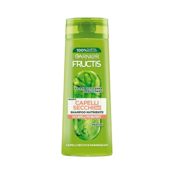 Garnier Fructis Capelli Secchi 2in1 Shampoo Nutriente 250 ml