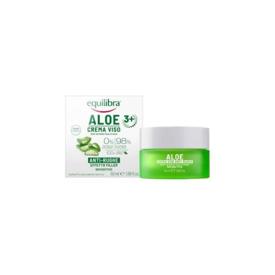 Equilibra Aloe Crema Viso Anti-Rughe Effetto Filler 50 ml