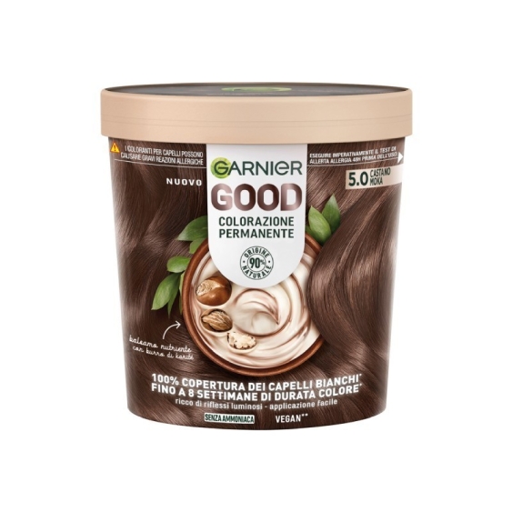 Garnier Good Colorazione Permanente Senza Ammoniaca - 5.0 Castano Moka