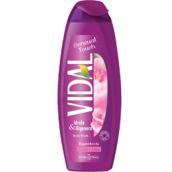 Vidal Sensual Touch Bagnoschiuma Setificante Camelia E Ambra 500 Ml