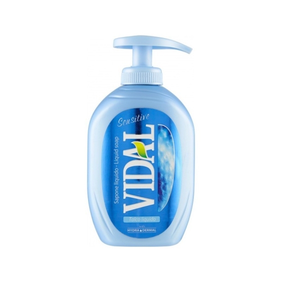 Vidal Sensitive Sapone Per Le Mani Con Talco Liquido 300 Ml