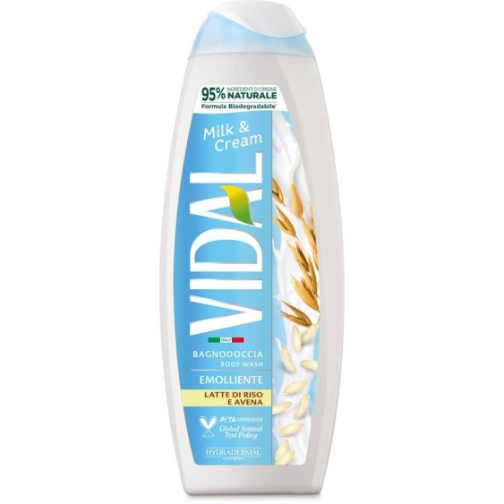 Vidal Milk & Cream Bagnoschiuma 500 Ml