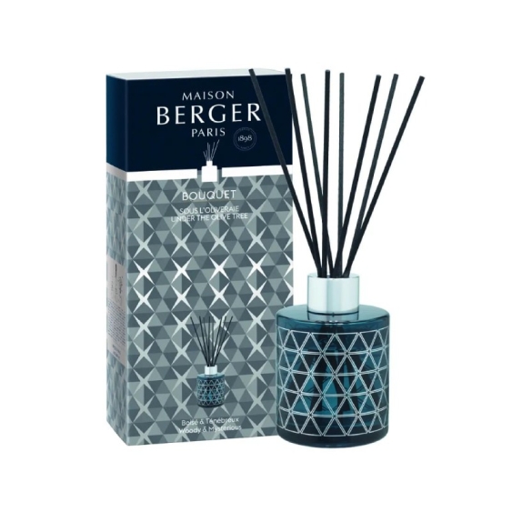 Maison Berger Paris Bouquet Géode Sous L'Oliveraie Diffusore Blu Con Bastoncini 115 Ml