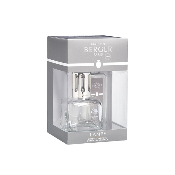 Maison Berger Paris Cofanetto Glacon Lampe Trasparente + Profumo Neutre Essentiel 250 Ml