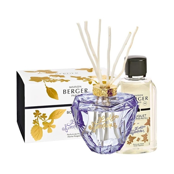 Maison Berger Paris Cofanetto Premium Bouquet Lilla Con Bastoncini + Fragranza Lolita Lempicka 200 Ml