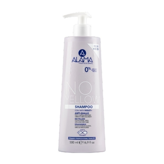 Alama No Yellow Shampoo Anti-Giallo Per Capelli Biondi Grigi E Decolorati 500 ml