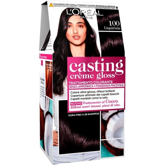 L'Oreal Paris Casting Creme Gloss Colorazione Senza Ammoniaca - 100 Liquirizia