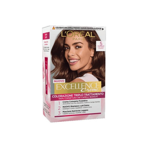 L'Oreal Paris Excellence Crema Colorante 5 Castano Chiaro