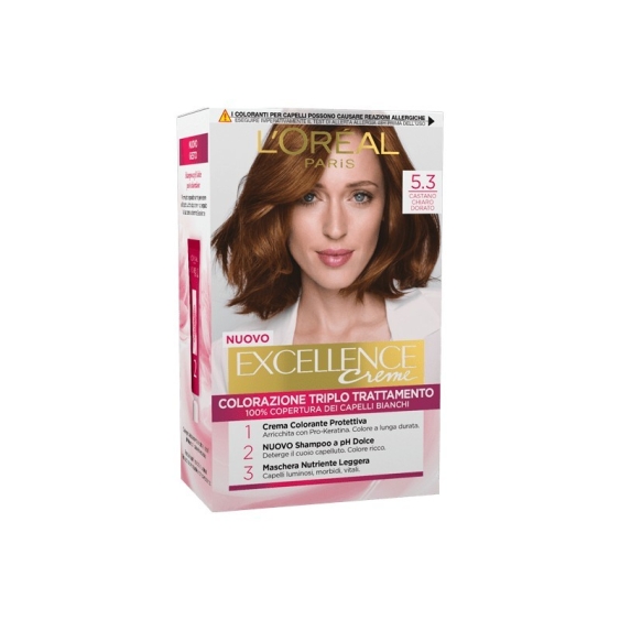 L'Oreal Paris Excellence Crema Colorante - 5.3 Castano Chiaro Dorato
