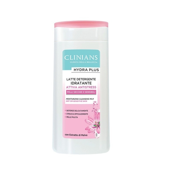 Clinians Hydra Plus Attiva Antistress Latte Detergente Idratante Pelli Secche O Sensibili 200 ml