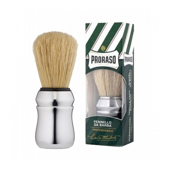 Proraso pennello da barba professionale con setole naturali