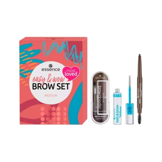 Essence Easy & Wow Brow Set Sopracciglia - Medium