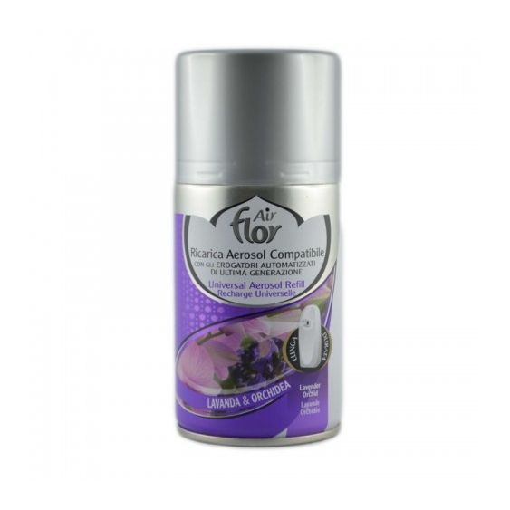 Air Flor Lavanda E Orchidea Ricarica Per Diffusore D'Essenza Deo Matic 250 Ml