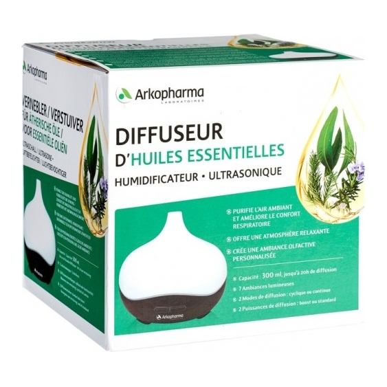 Arkopharma Diffusore Di Oli Essenziali Umidificatore Ultrasonico Turbo