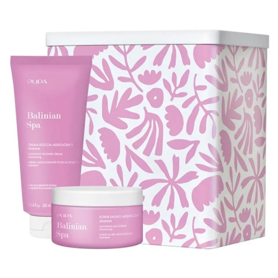 Pupa Balinian Spa Scrub Salino + Crema Doccia Addolcente Cofanetto